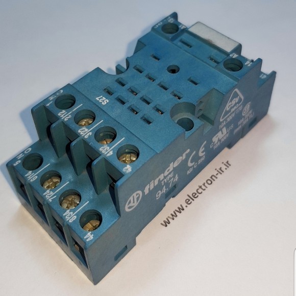 سوکت رله ریلی FINDER14PIN-RAIL-94.74