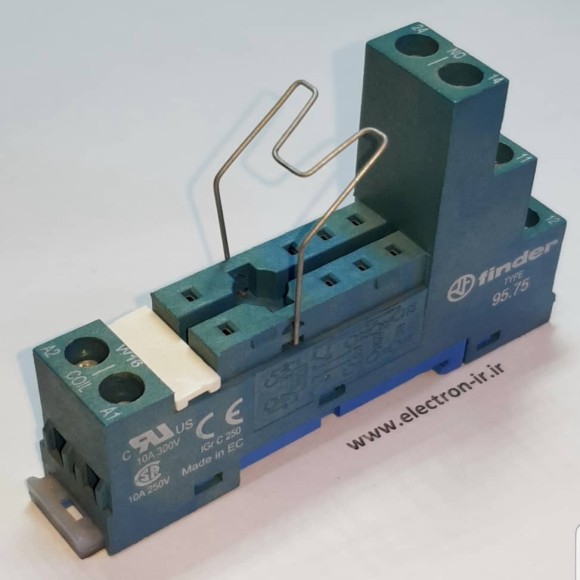 سوکت رله FINDER 8PIN-RAIL-95.75