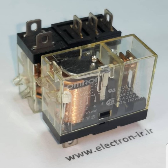 رله پایه سوکتی OMRON G2R-1-SN 110VAC-10A ORIGINAL