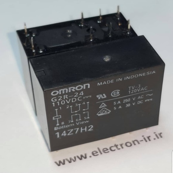 رله OMRON G2R-24 110VDC-5A ORIGINAL