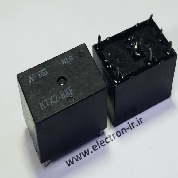 رله خودرو NIKKO KTX2-8XF-9PIN-12VDC-15A DOUBLE
