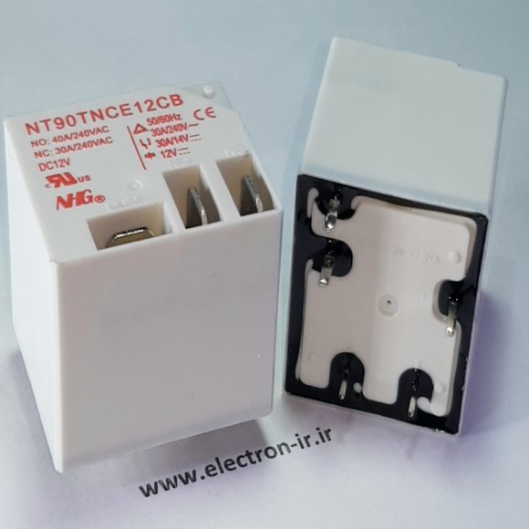 رله شاخکدار NHG NT90TNCE24CB 12VDC-40A