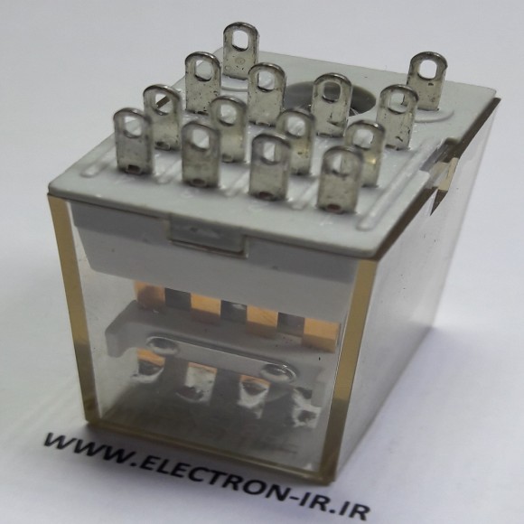 رله چهار کنتاکت بازوبسته 220ولت پایه سوکتی 5آمپر  MY4 220VAC-4C-5A NHG JZX-18F