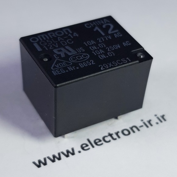 رله پایه میلیون  OMRON G5LA-14 12VDC-10A-277VAC  ORIGINAL