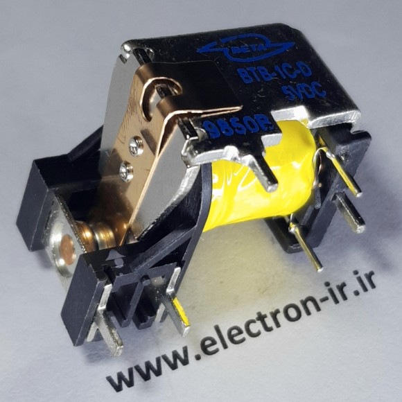 رله تی بدون قاب  یک باز و بسته 30 آمپر BETA BTB-1C-D 5VDC-1C-30A
