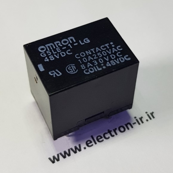 رله یک باز و بسته 10آمپر  OMRON G5LE-1-LG 48VDC-1A-10A