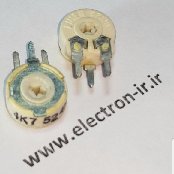 پتانسیومتر متوسط ایستاده   PIHER SPAIN  4.7K-PT10 ORIGINAL