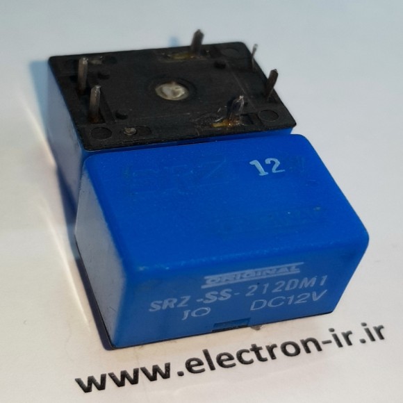 رله دوباز 7آمپر ORIGINAL SRZ-SS-212DM1 12VDC-2A-7A