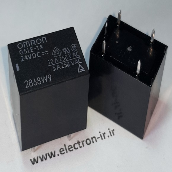 رله پایه میلیون OMRON G5LE-14 24VDC-10A  ORIGINAL