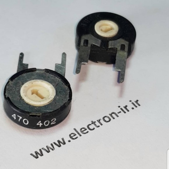 پتانسیومتر بزرگ ایستاده   PIHER  SPAIN  ORIGINAL 470R-PT15
